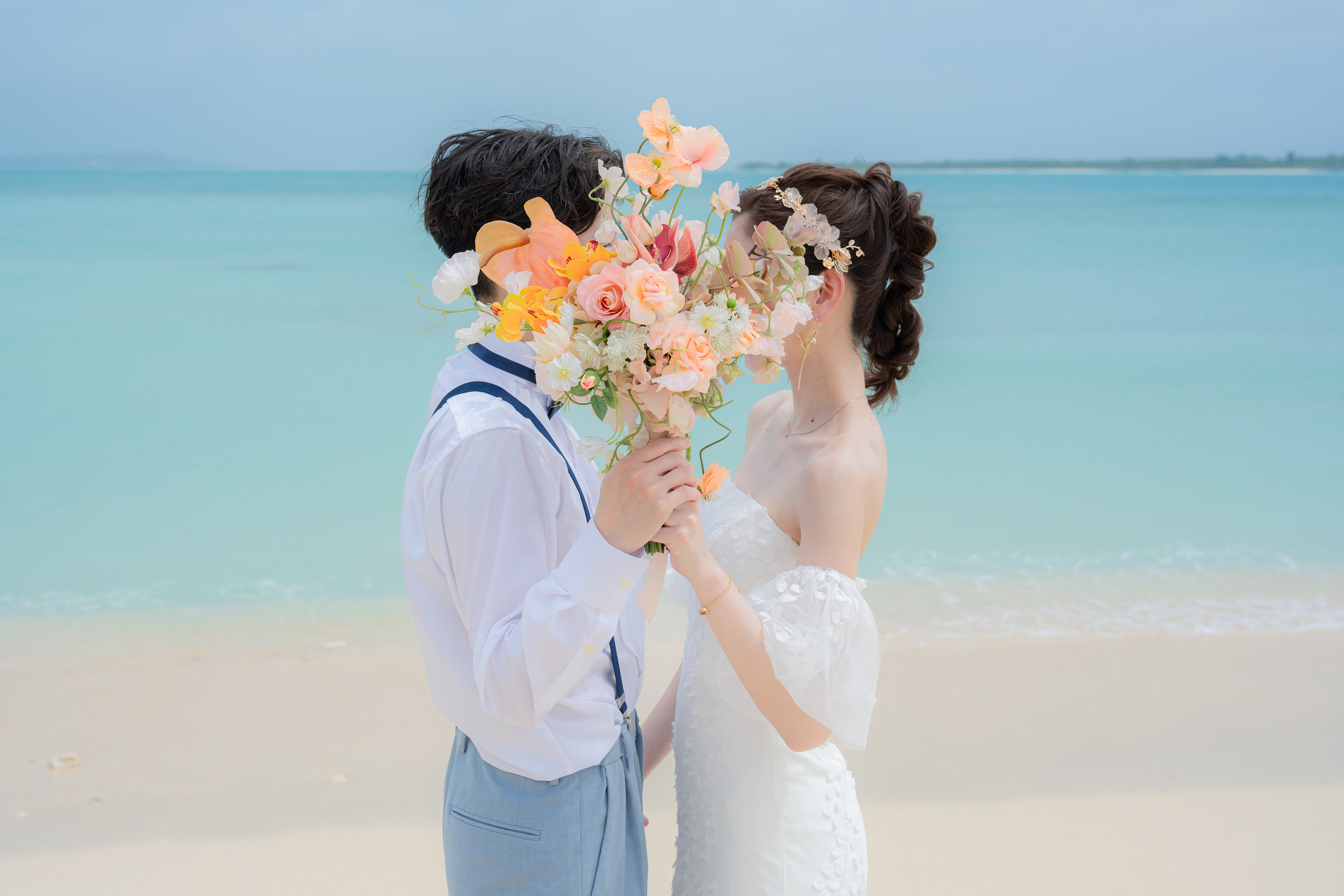 沖繩白沙海灘，沖繩婚紗攝影地點